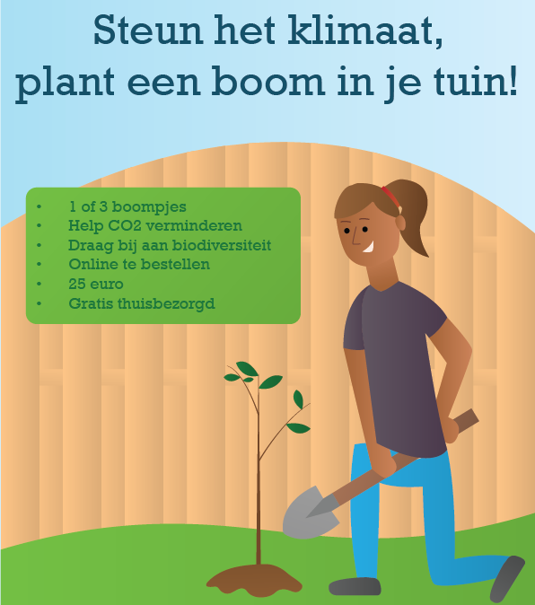 Geef een boompje en maak Drenthe groener
